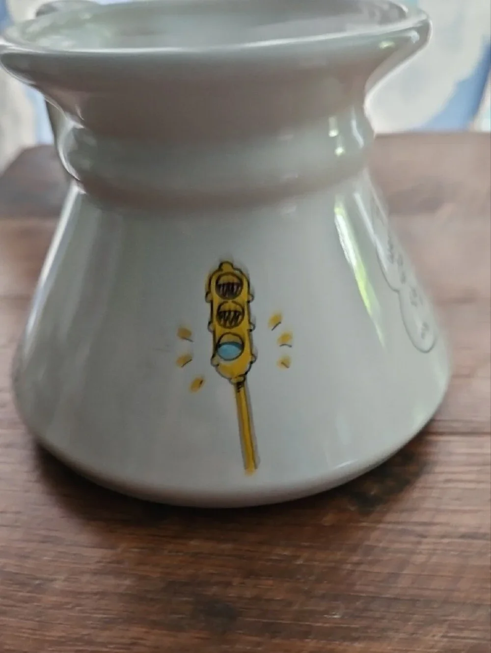 Hallmark white ceramic